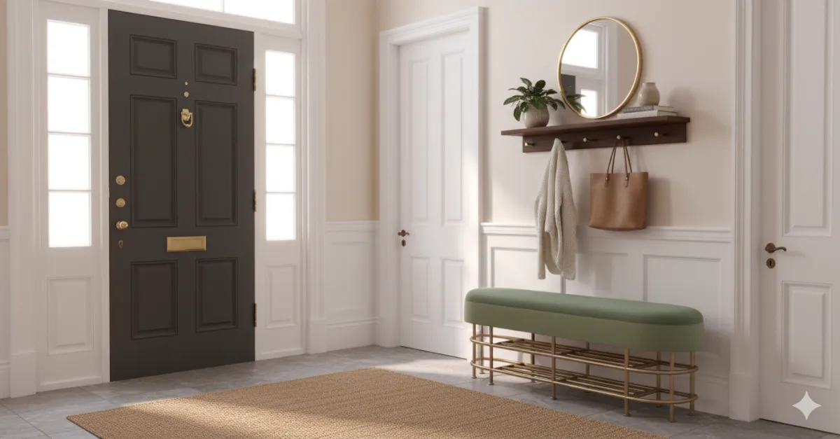 bethnal-bench-copper-heated-hallway