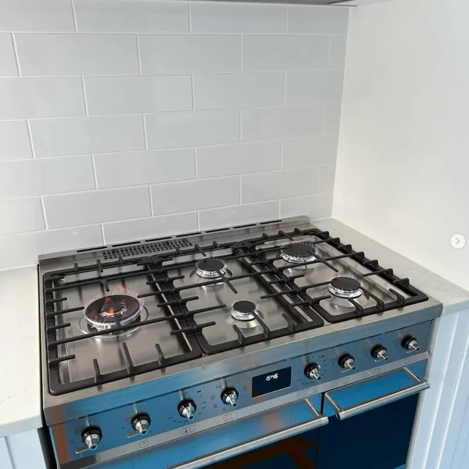 Gas stove installation completed by certified gasfitter in Auckland North Shore home