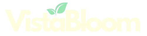 VistaBloom logo with a leaf graphic above the company name