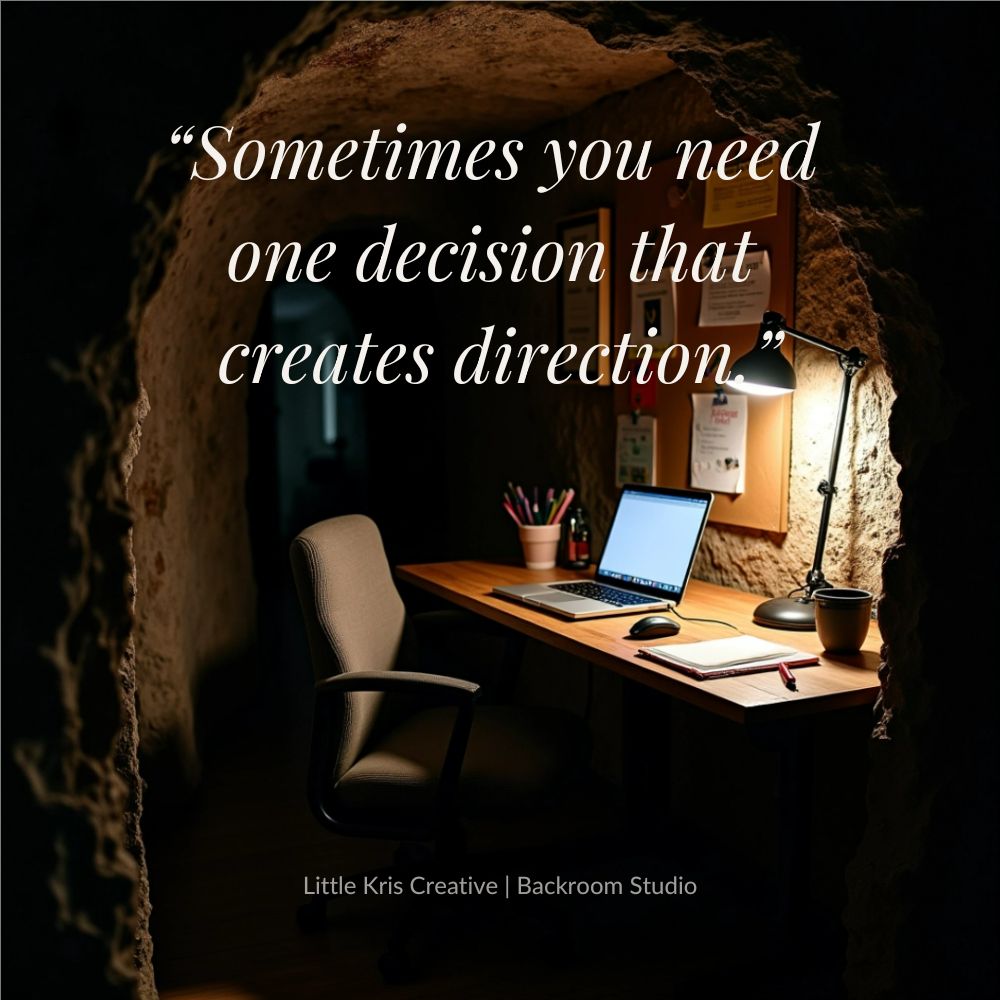 Finding the One Decision That Changes Everything, Stage 1 Week 3 of the Business Growth Journey by LKC Backroom Studi