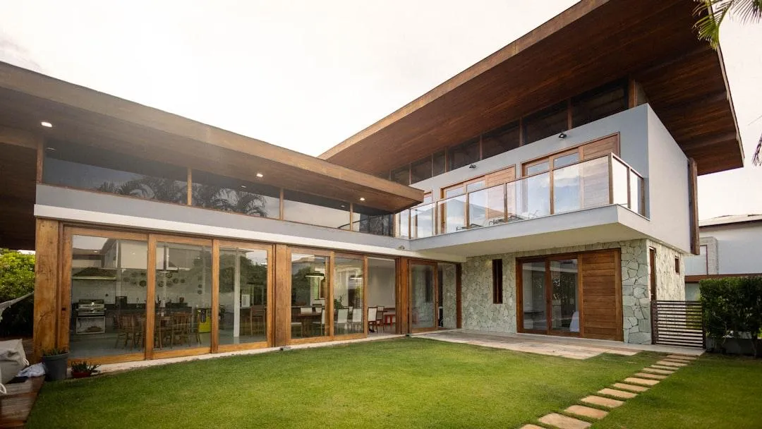 window replacement contractors modern home exterior