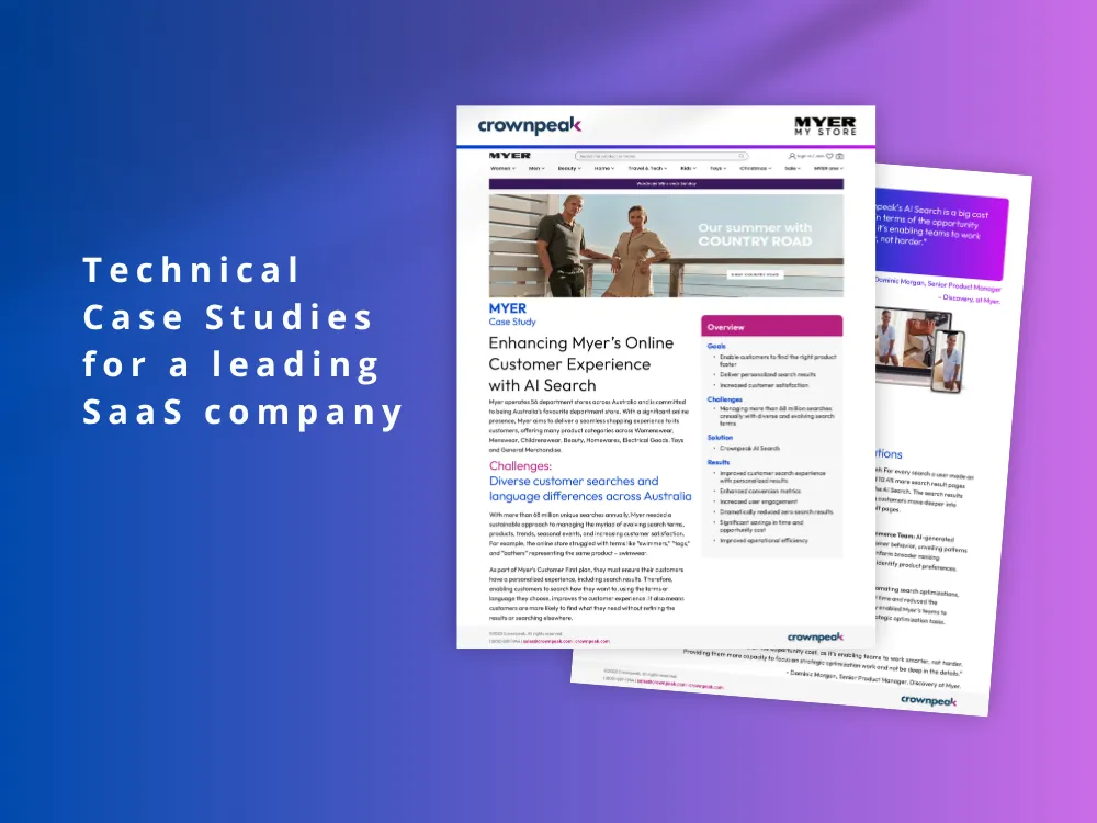 Case Studies for a US Based SaaS Company