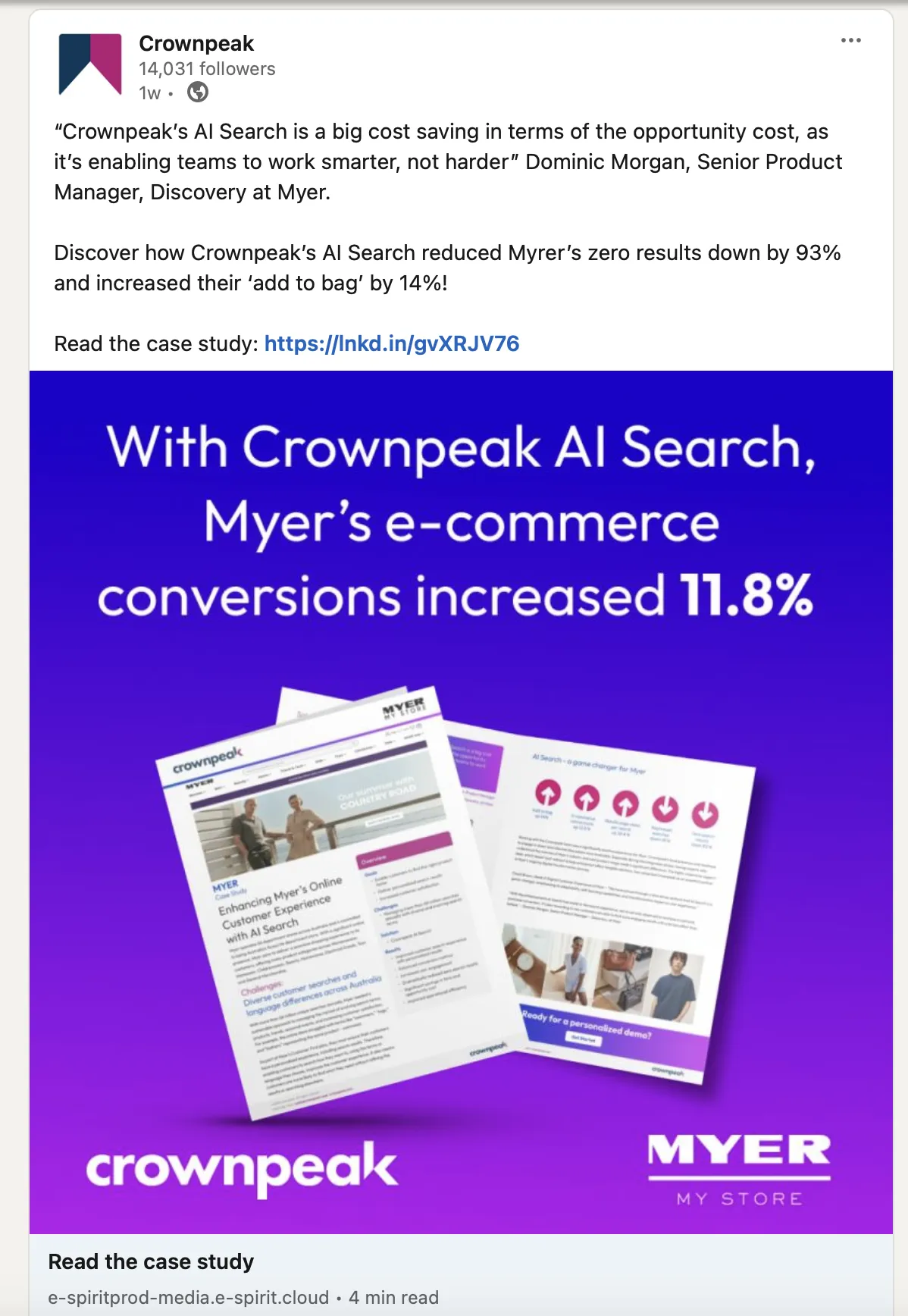 Case Study for a US Based SaaS Company
