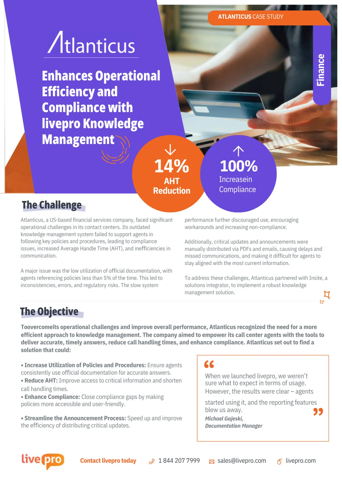 Case Study for a Leading Knowledge Management Company