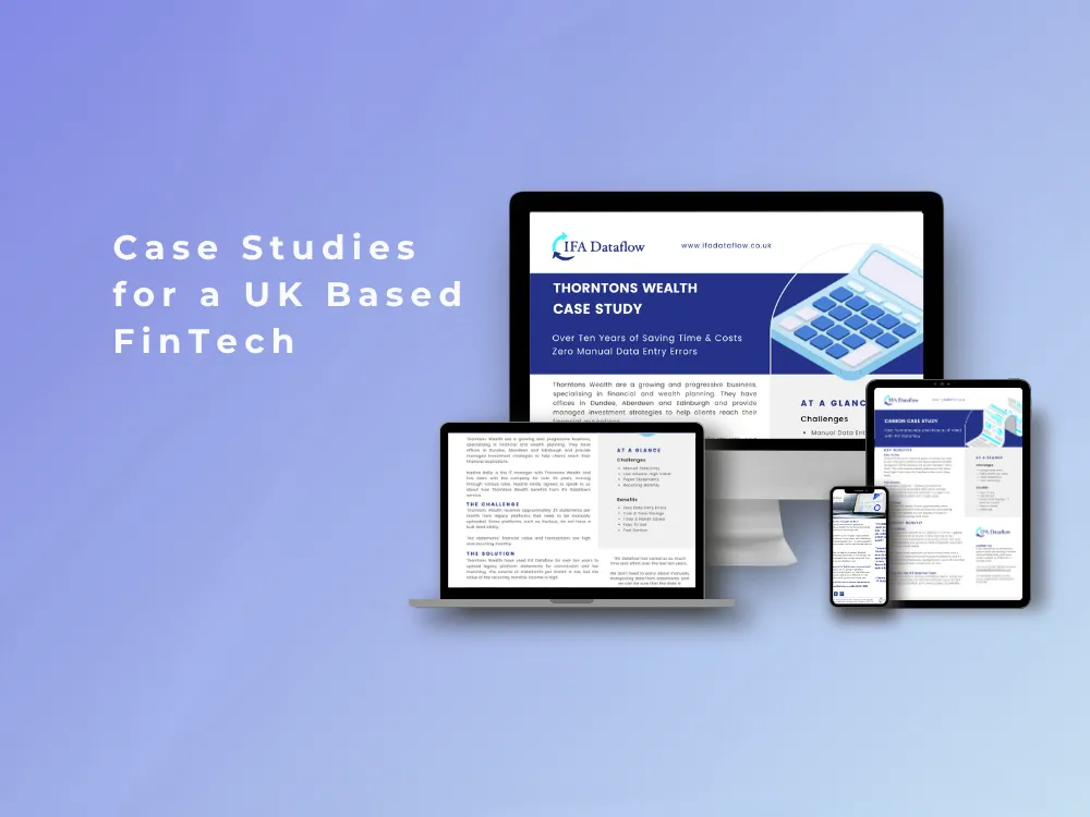 Case Studies for a UK Based FinTech