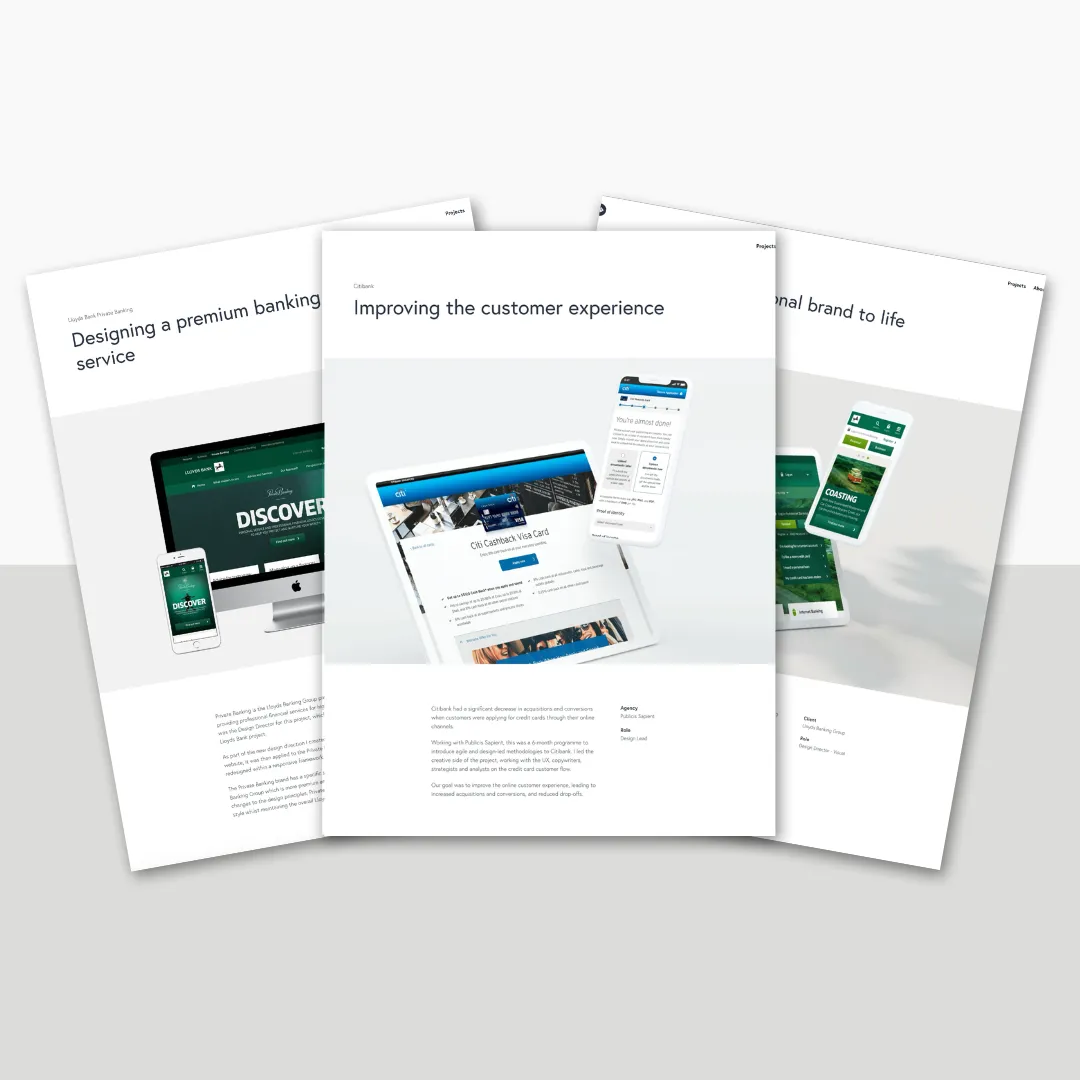 Case Studies for a Creative Designer