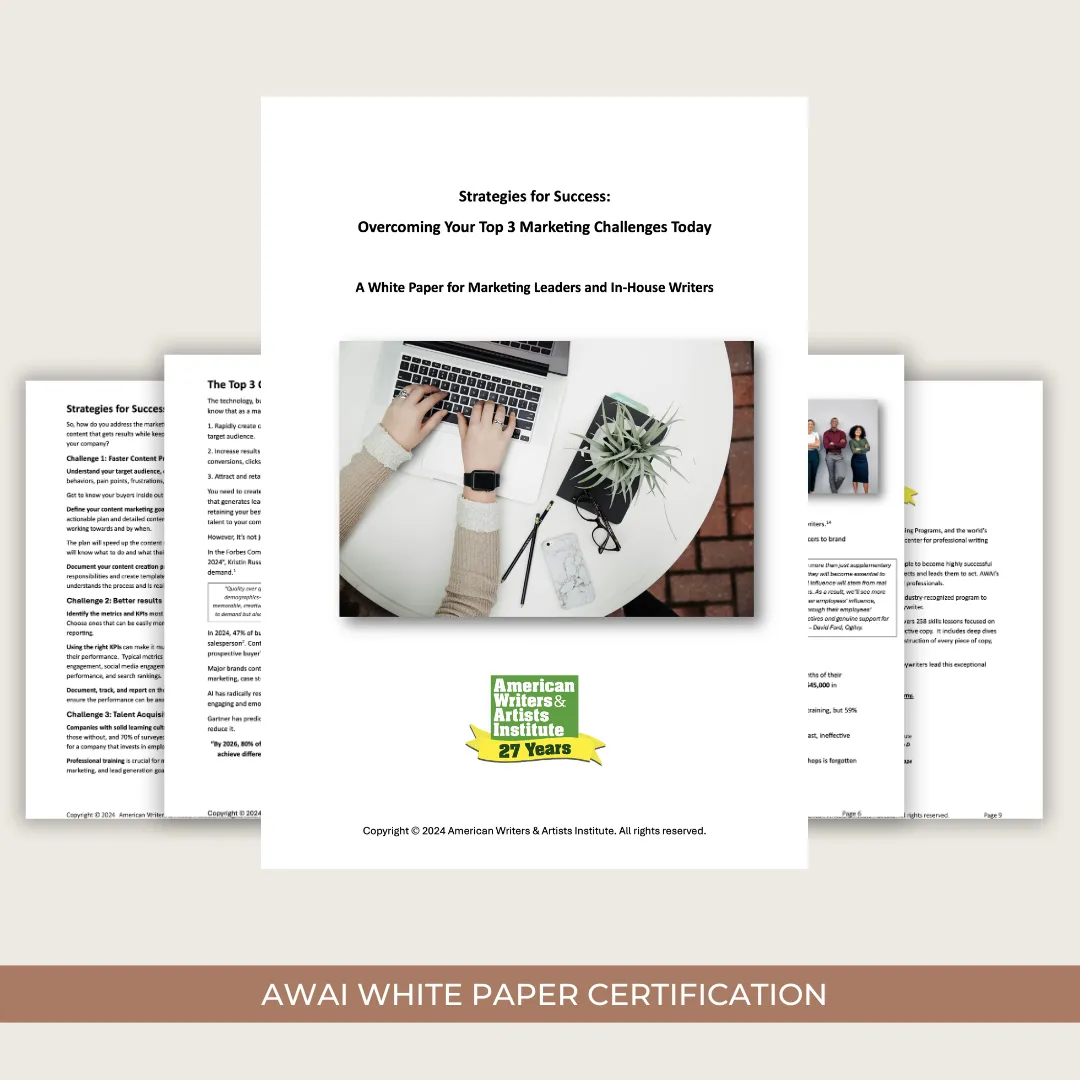 Whitepaper for a Training Company