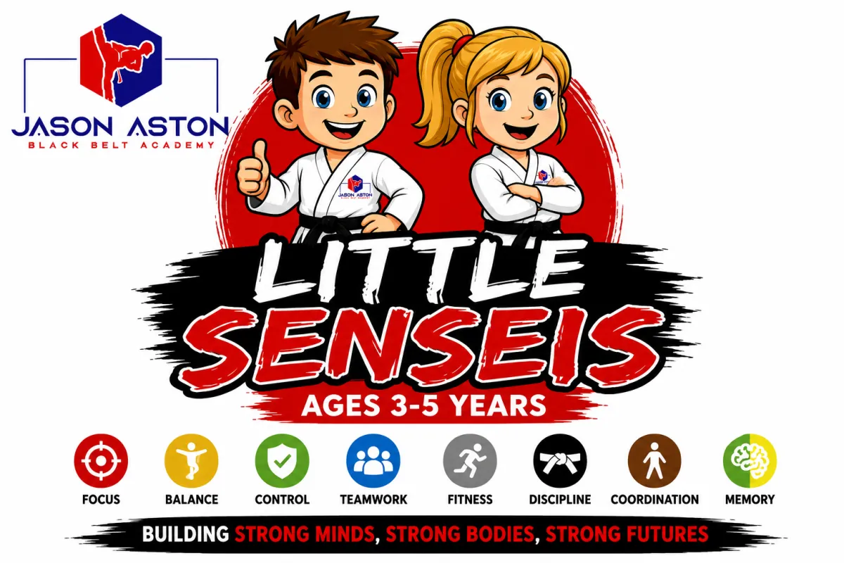 Little Senseis ages 3–5 – Jason Aston Black Belt Academy