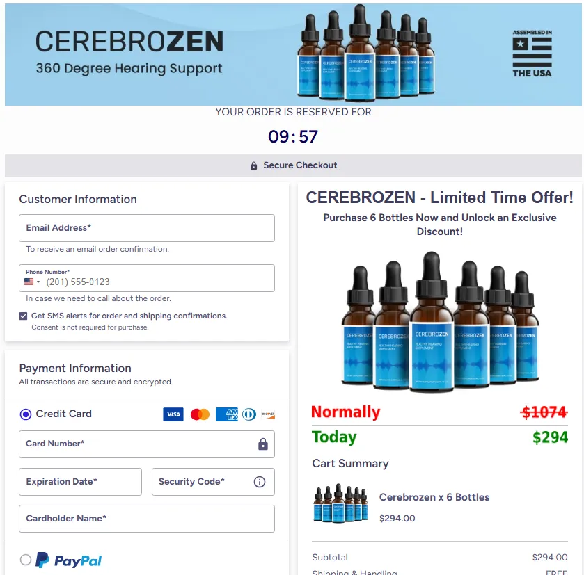 Cerebrozen offer for today