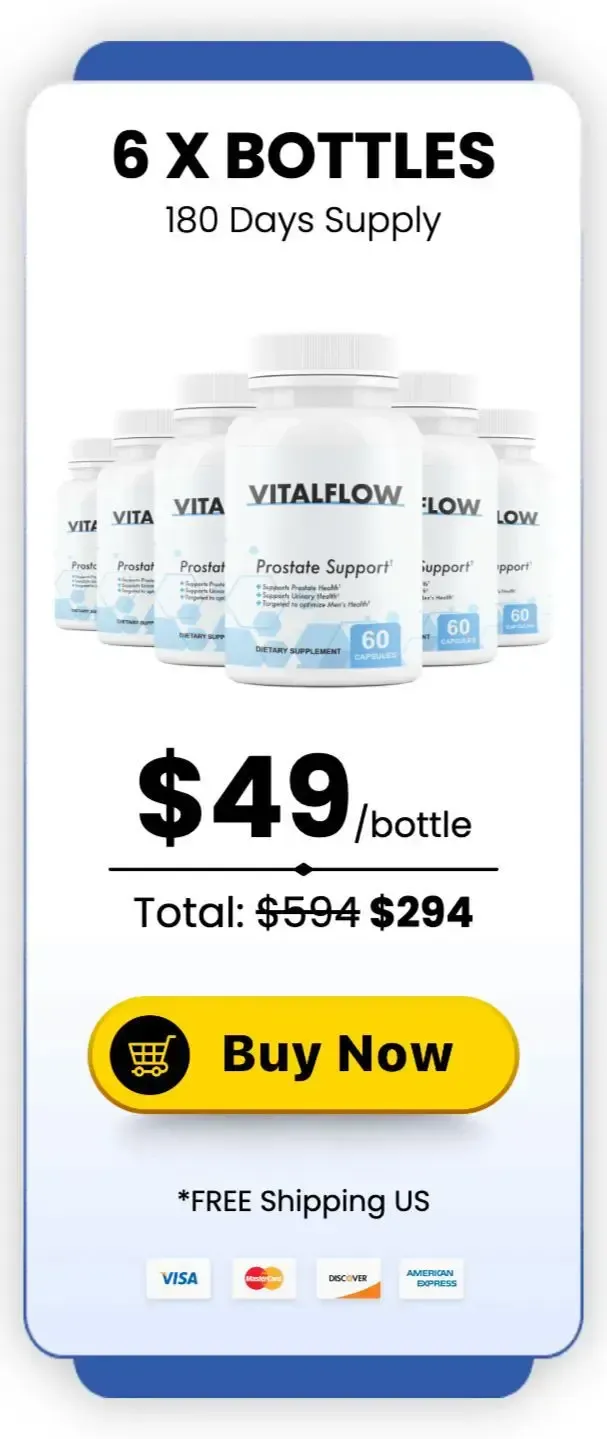 VitalFlow order page 2