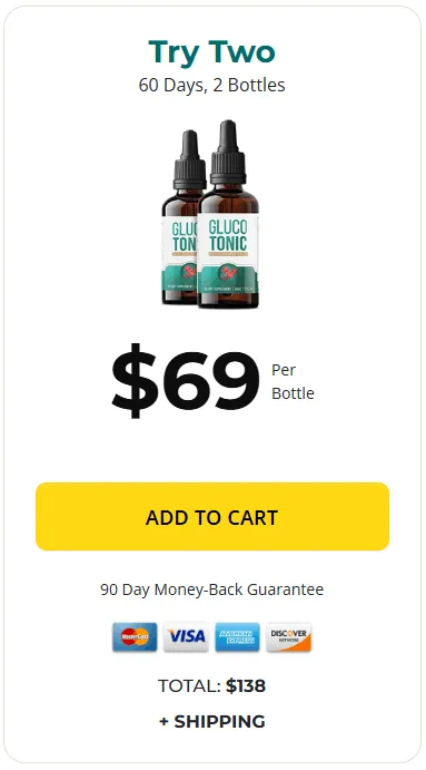 GlucoTonic order page
