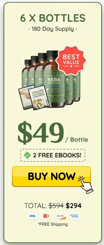 KeraBiotics $49 per bottle