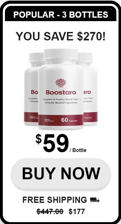 Boostaro buy 3 bottle