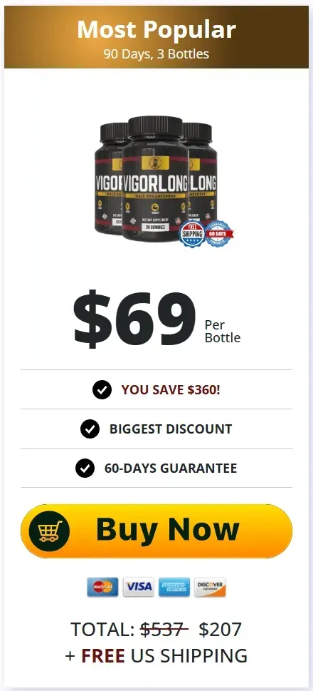 VigorLong today offer page
