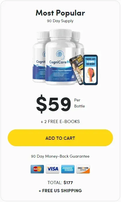 CogniCare Pro order page 3