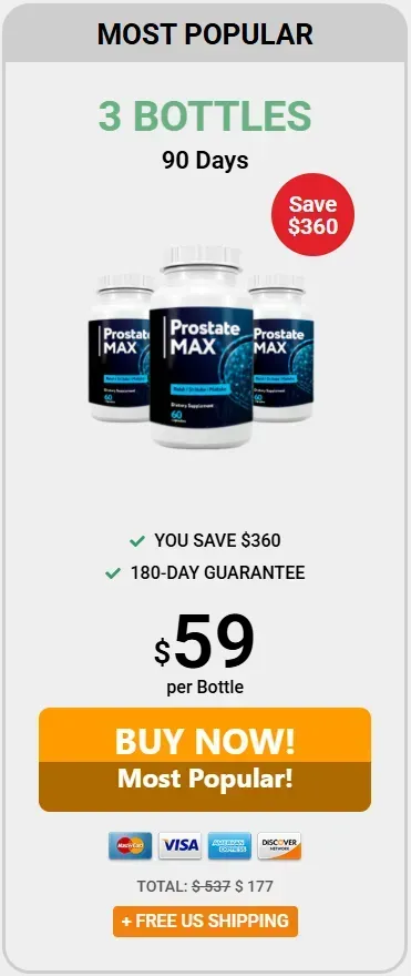 Prostate Max order now