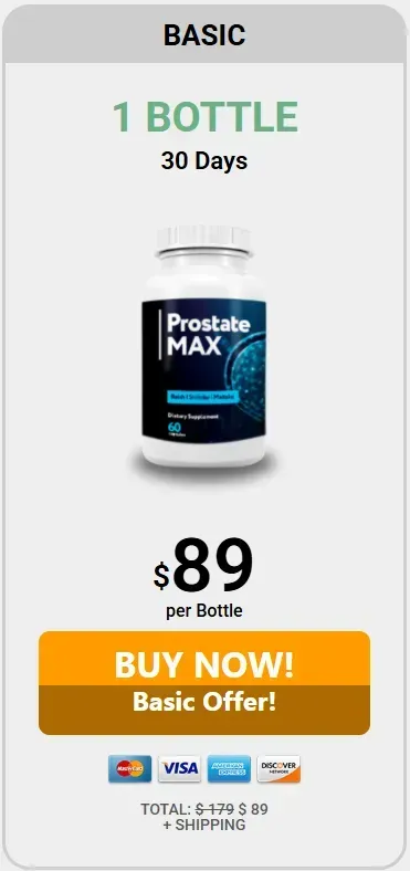 Prostate Max ingredients