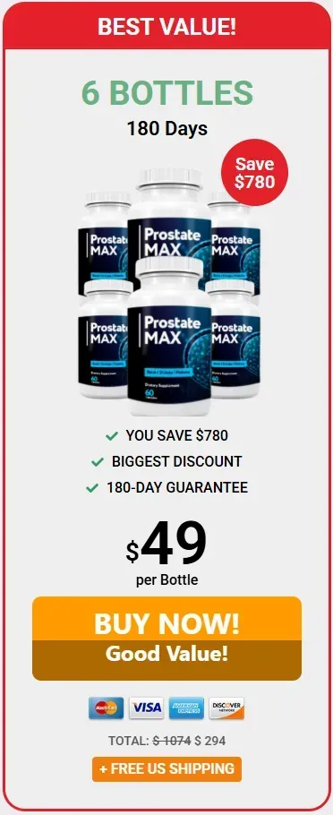 Prostate Max free shipping
