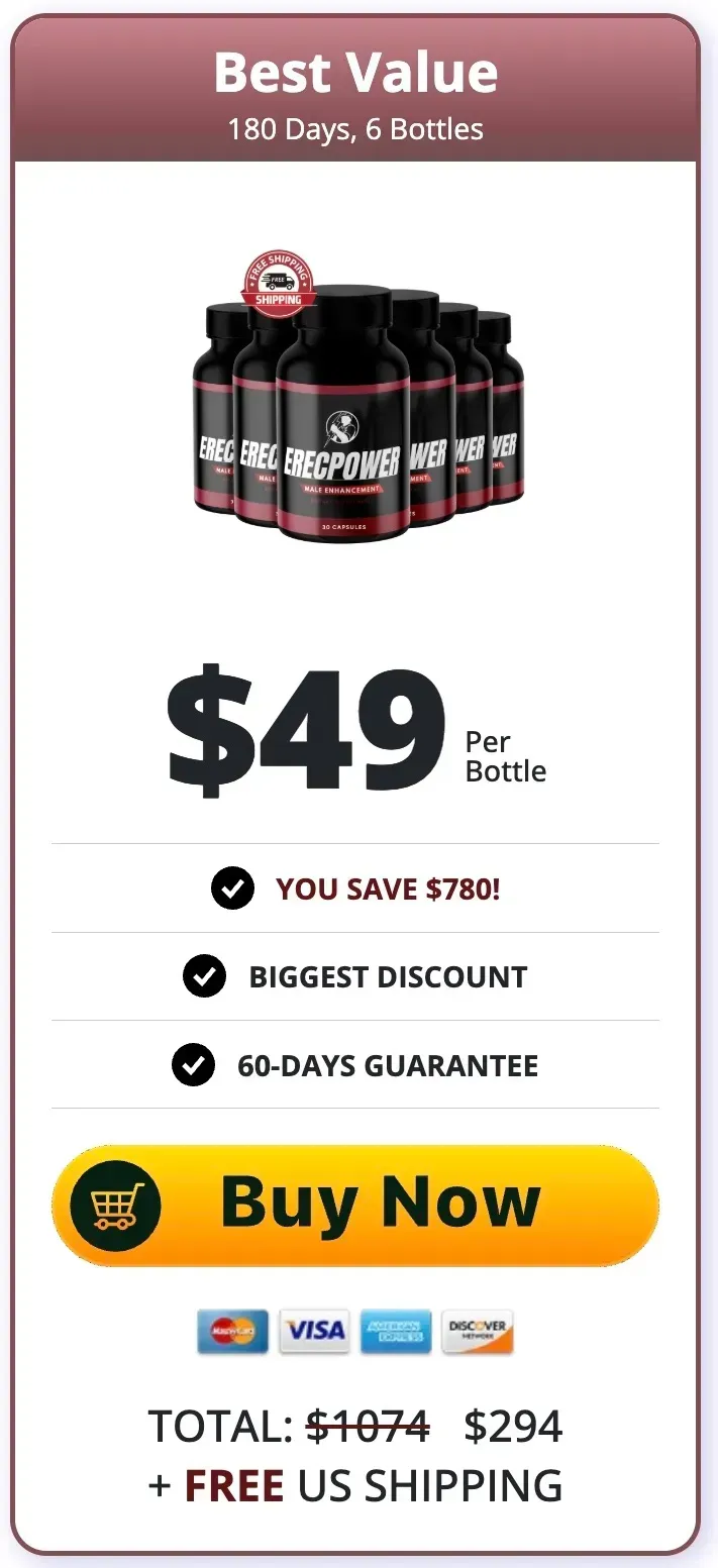 ErecPower 6 bottles