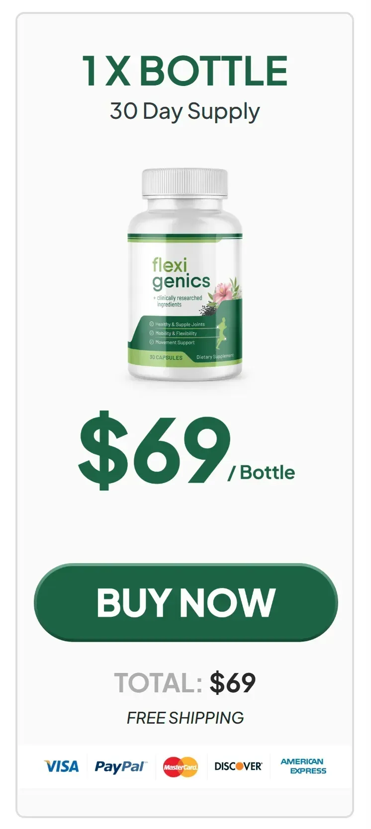 Flexigenics 1 bottle