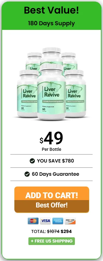 Liver Revive 6 bottles