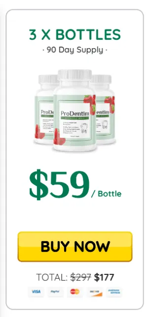 ProDentim 3 bottles