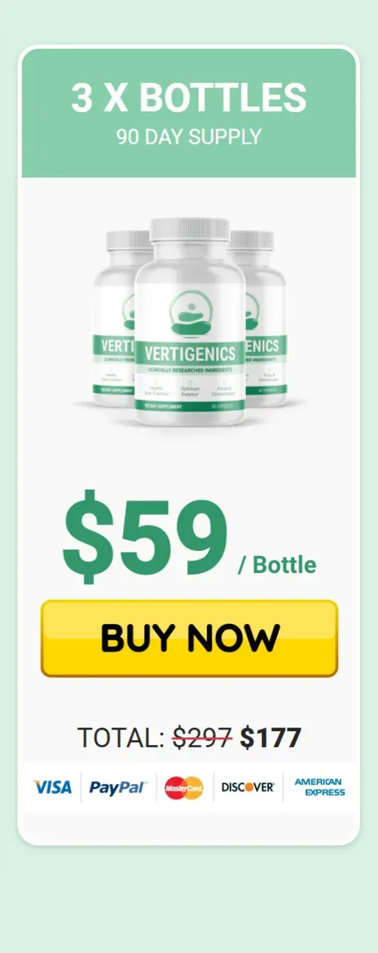 Vertigenics 3 bottles