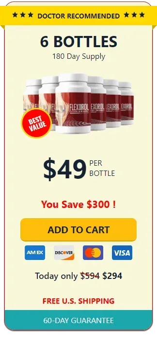 Flexorol 6 bottles