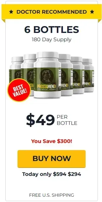 ProstaMend 6 bottles