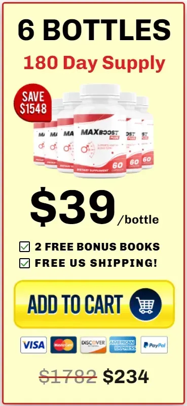 Max Boost Plus 6 bottles