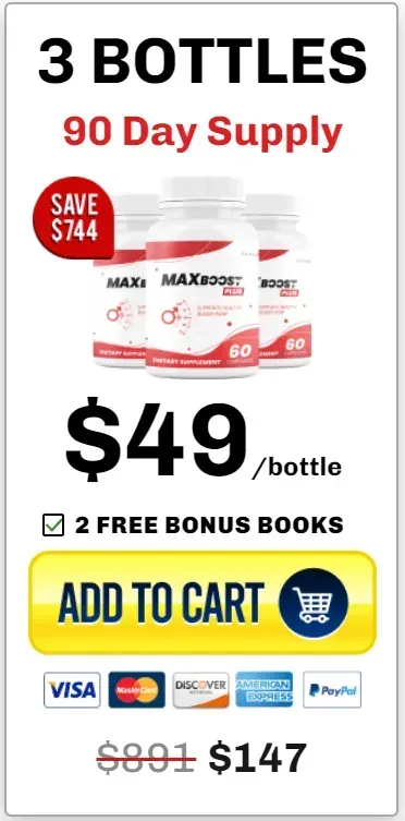 Max Boost Plus 6 bottles