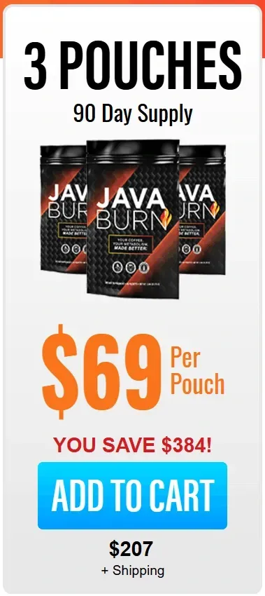 Java Burn 3 pouches