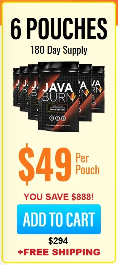 Java Burn 6 bottles