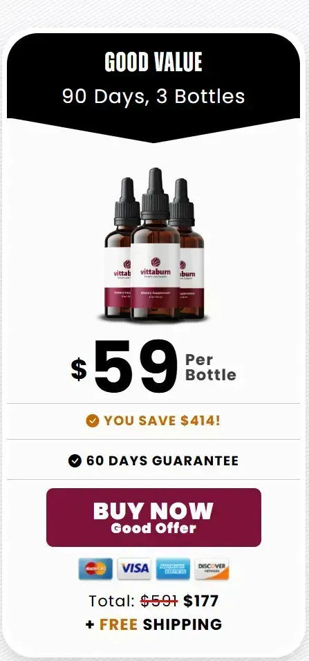 VittaBurn $59/bottle