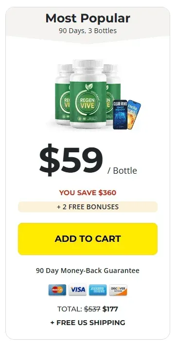 RegenVive energy support supplement