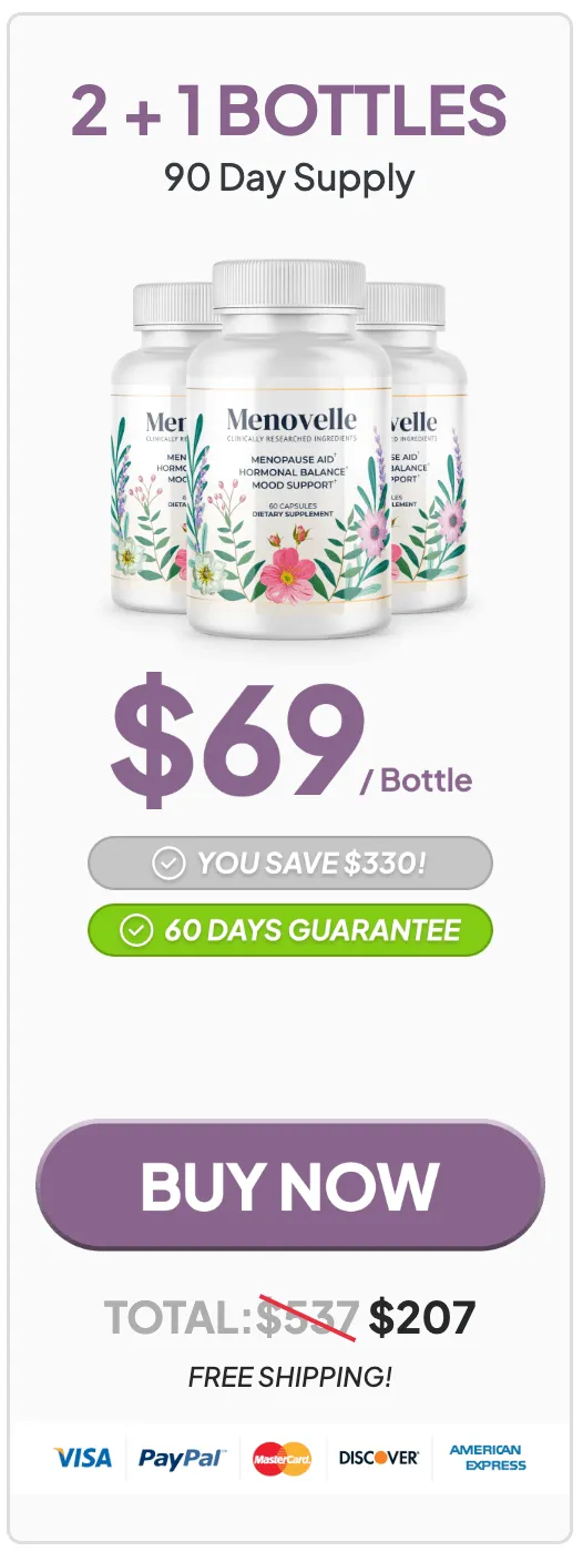 Menovelle 3 bottles