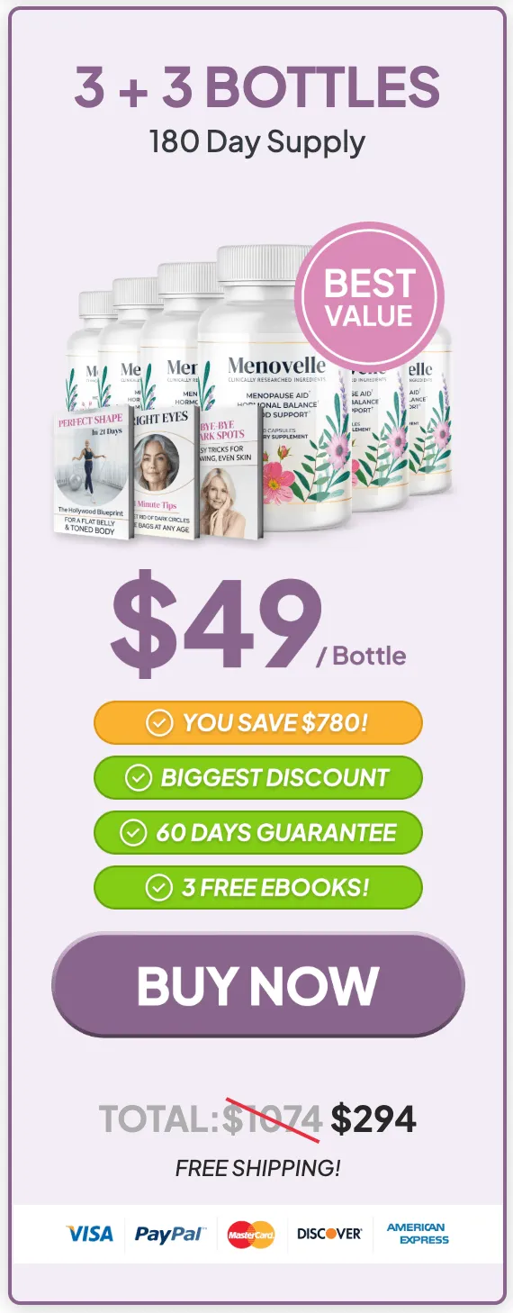 Menovelle 6 bottles