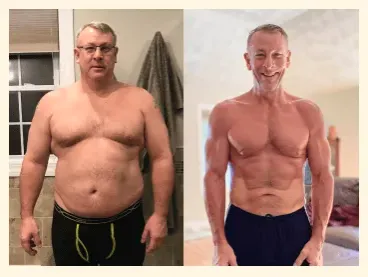 over 40 man weight loss transformation