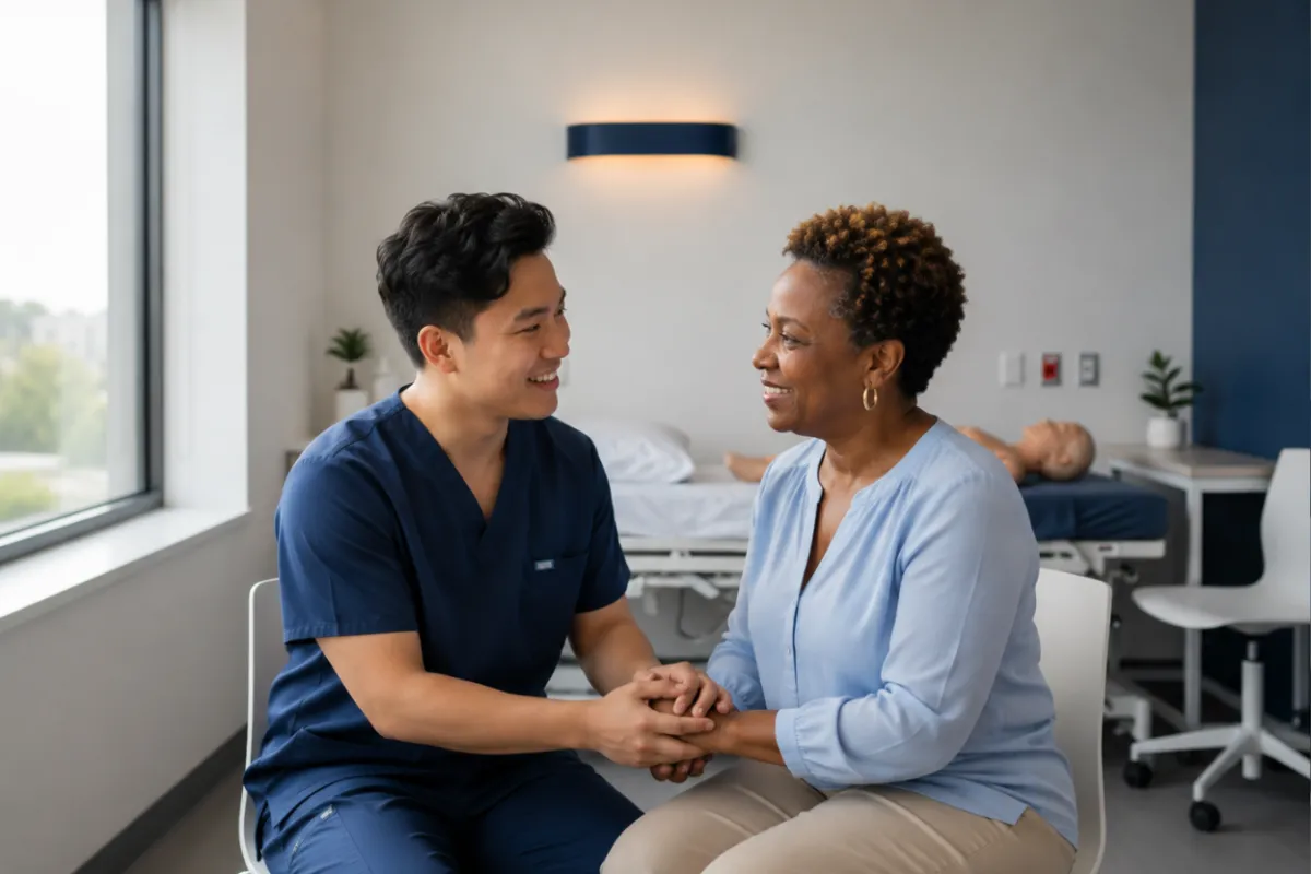CNA Certificate Training student in classroom