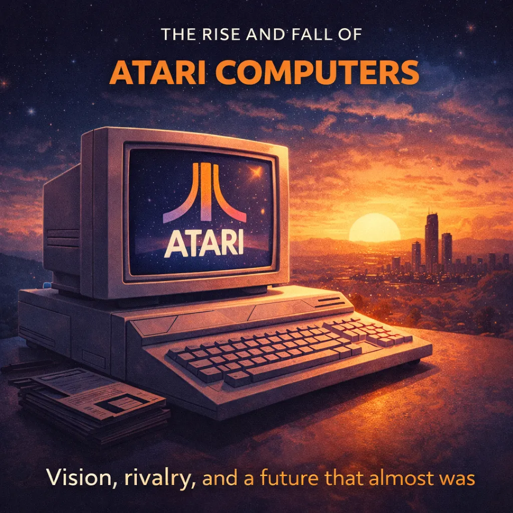 The Rise and Fall of Atari Computers! Vision, rivalry, and a future that almost was.