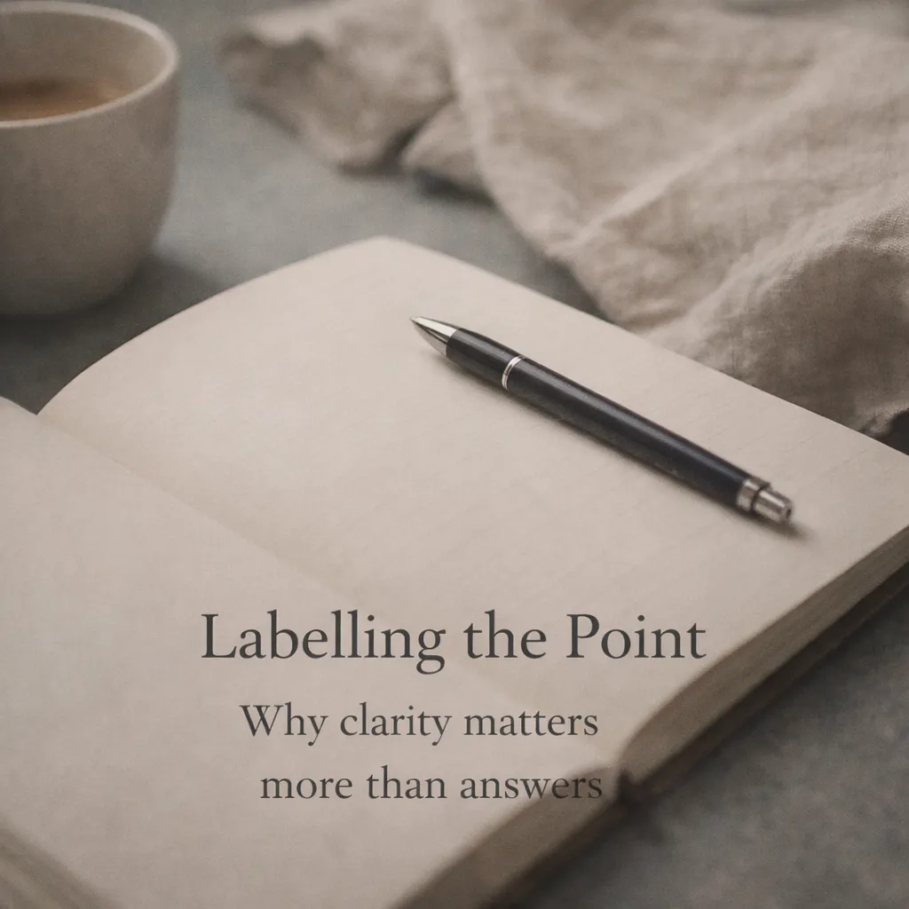 labelling the point