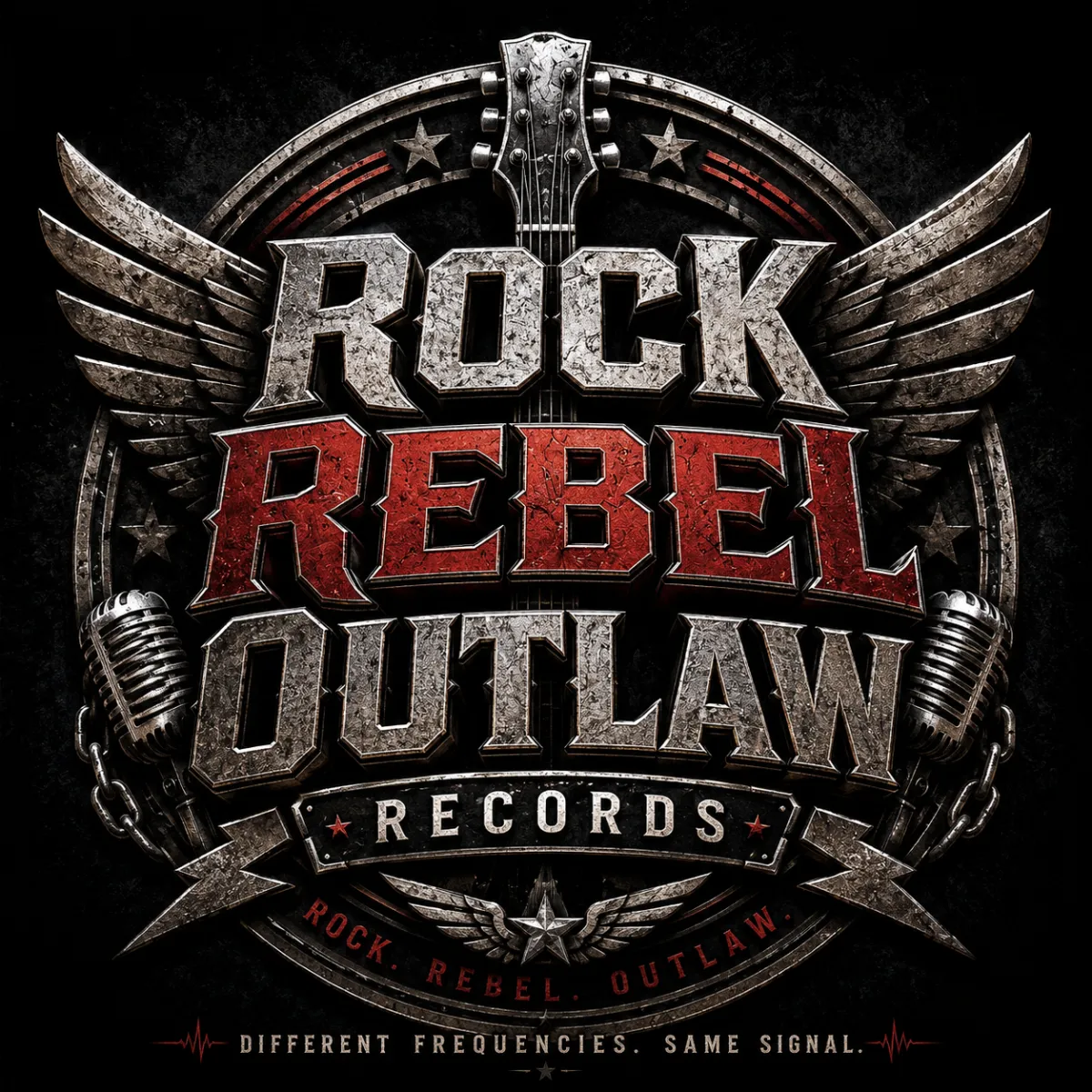 Logo for Rock Rebel Outlaw Records