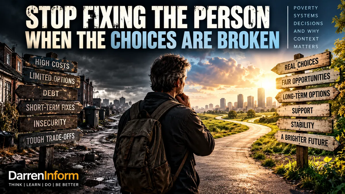 stop fixing the person