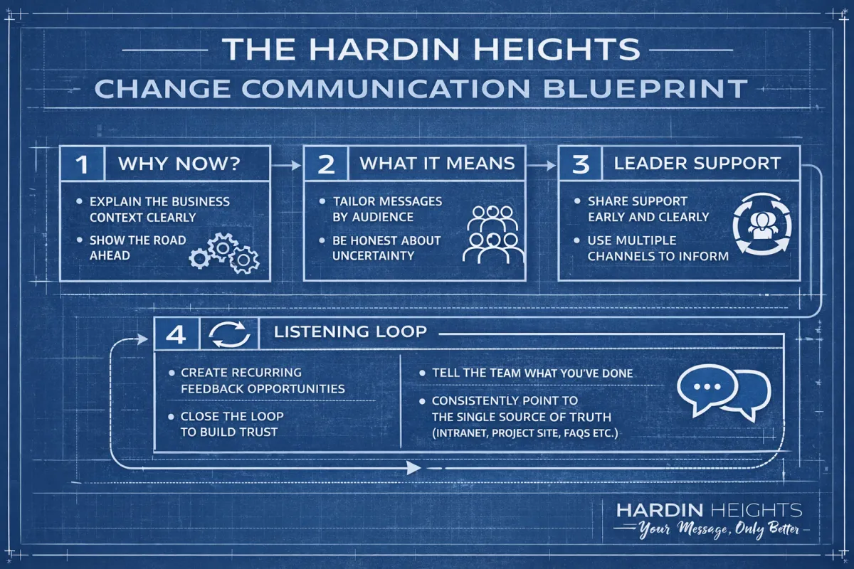 Graphic outlining all 4 questions that leaders need to ask. 
