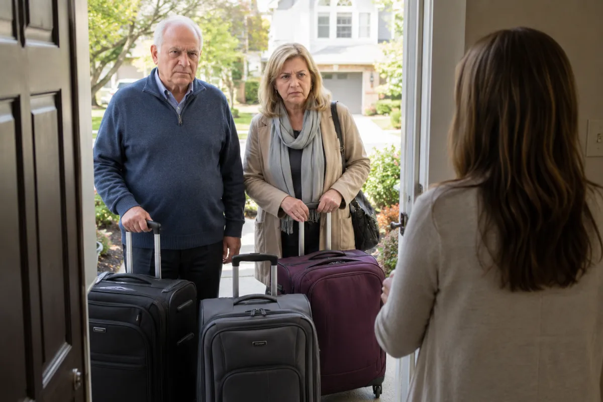 inlaws at door