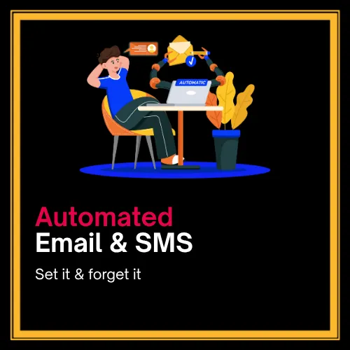 Email and SMS automation tools for seamless communication with customers