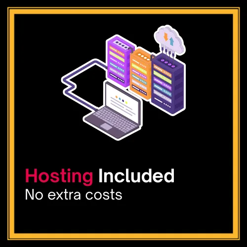 Web hosting included at no additional cost with your service