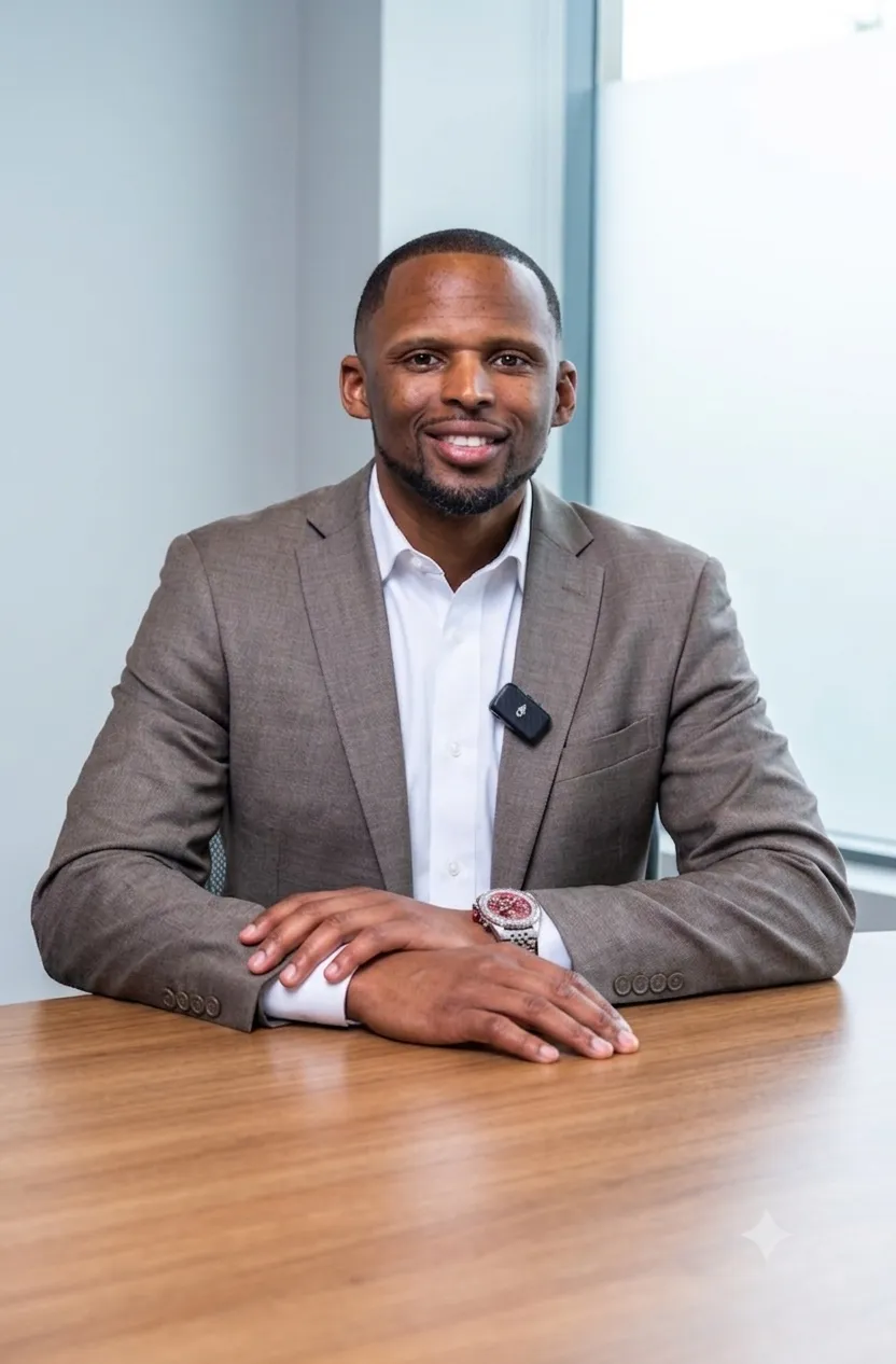 Professional portrait of Lee A. Patterson in a luxury environment