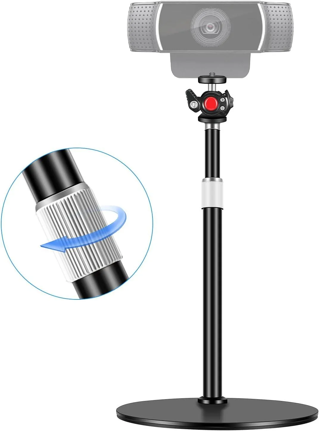 Image of Nycetek Webcam Tripod Stand for Desk