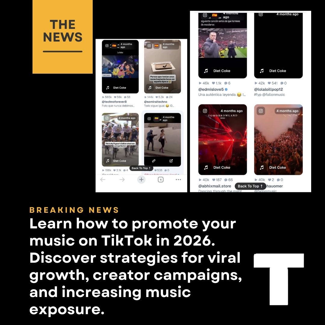 How to promote music on TikTok in 2026 with viral growth strategies, creator campaigns, and music marketing tips.